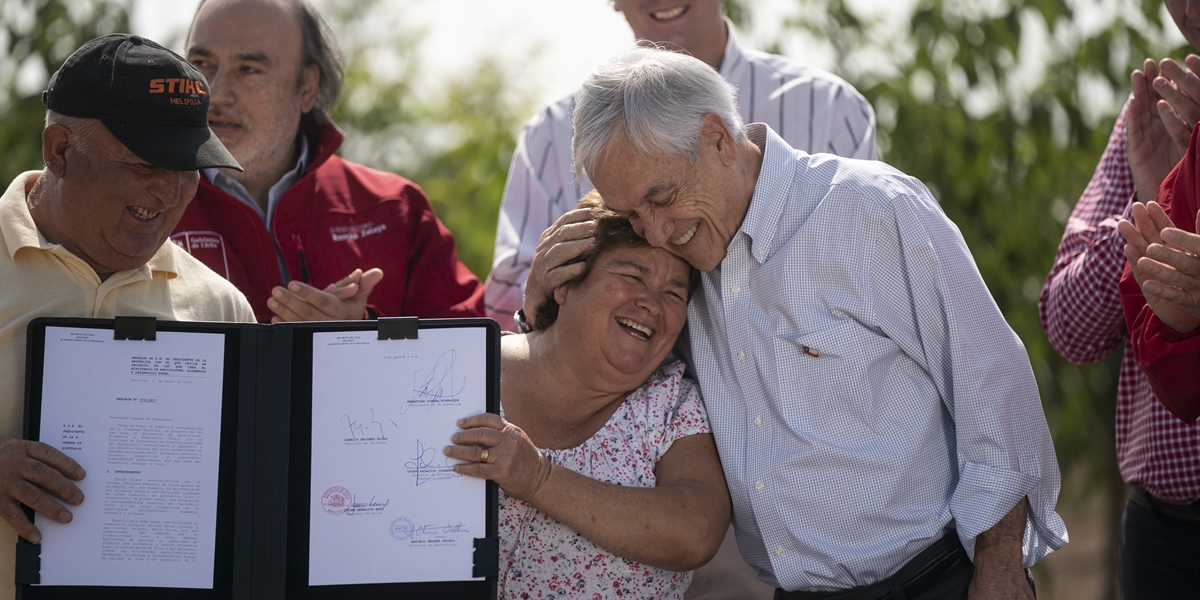 Presidente Piñera firma proyecto de ley que crea el Ministerio de Agricultura, Alimentos y Desarrollo Rural