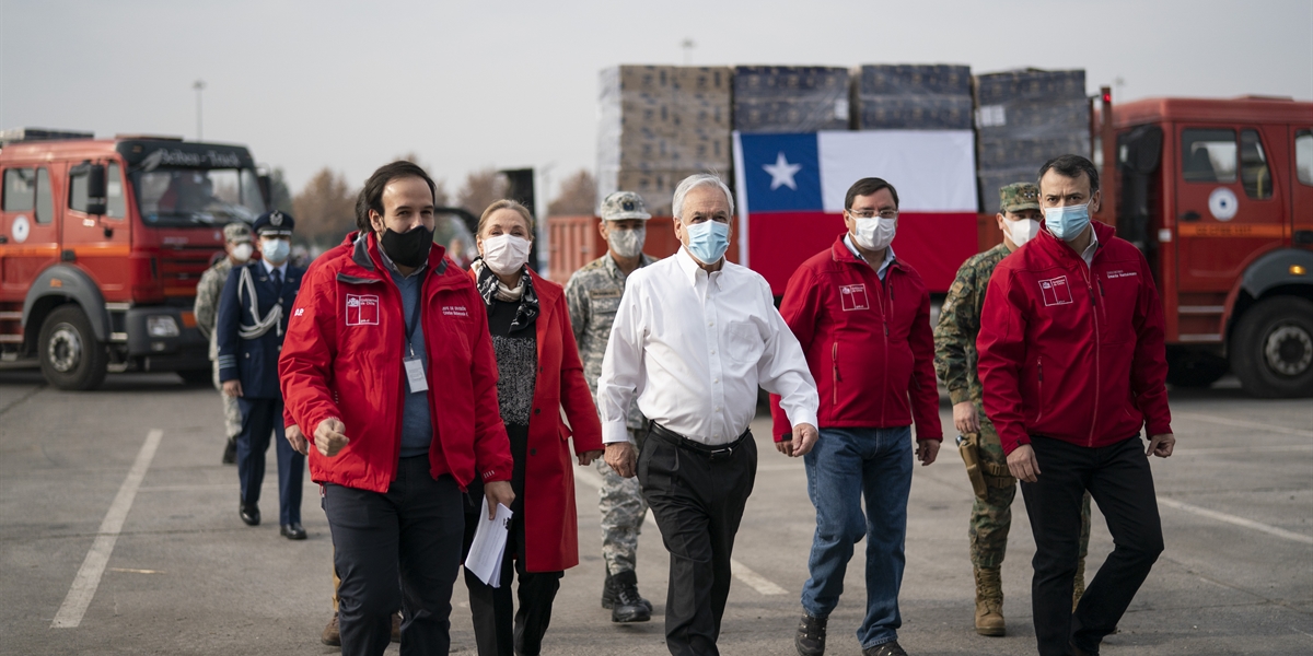 Presidente Piñera continúa desplegando el plan "Alimentos para Chile" en las comunas de la Región Metropolitana.