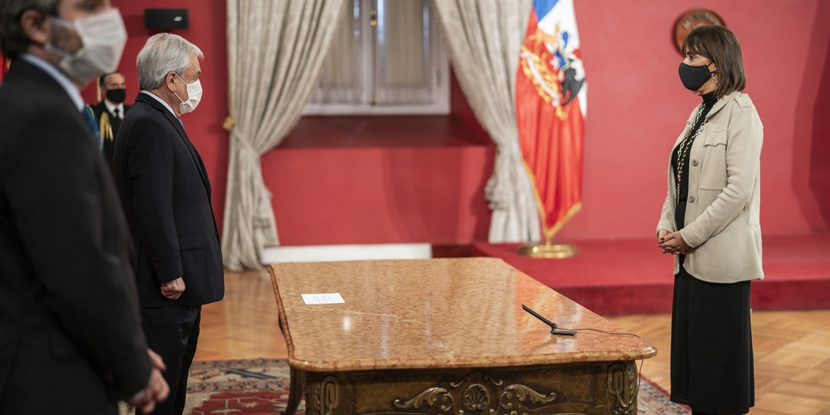 Presidente Piñera designa a nueva Ministra de la Mujer y Equidad de Género