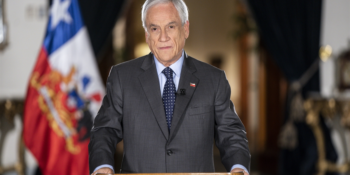 Presidente Piñera realiza cadena nacional para abordar el Acuerdo por la Protección Social y Recuperación de Empleos