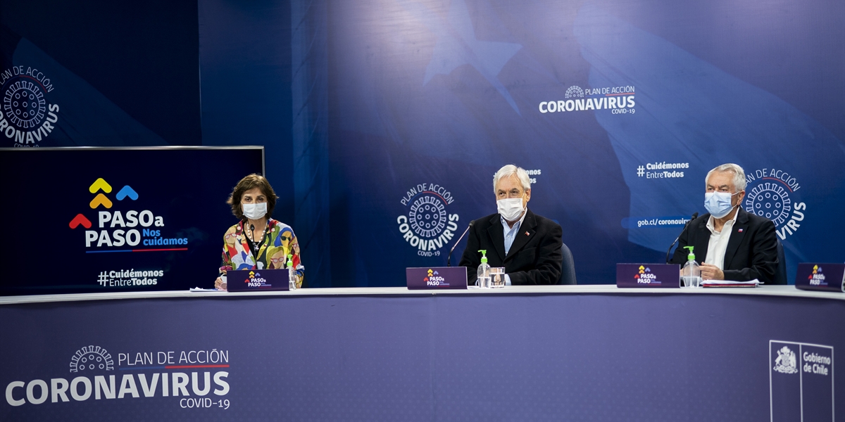 Presidente Piñera presenta Plan Paso a Paso
