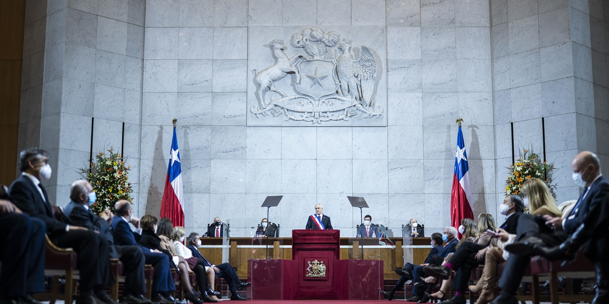 Presidente Piñera realiza Cuenta Pública a la Nación en el Congreso Nacional