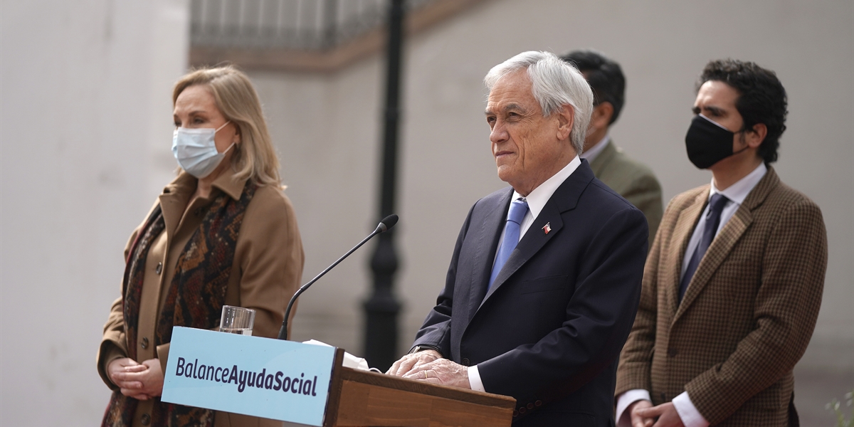 Presidente Piñera detalla avances en la entrega de beneficios de la Ley de Protección de los ingresos de la Clase Media