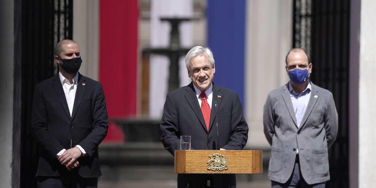 Presidente Piñera realiza saludo por Fiestas Patrias
