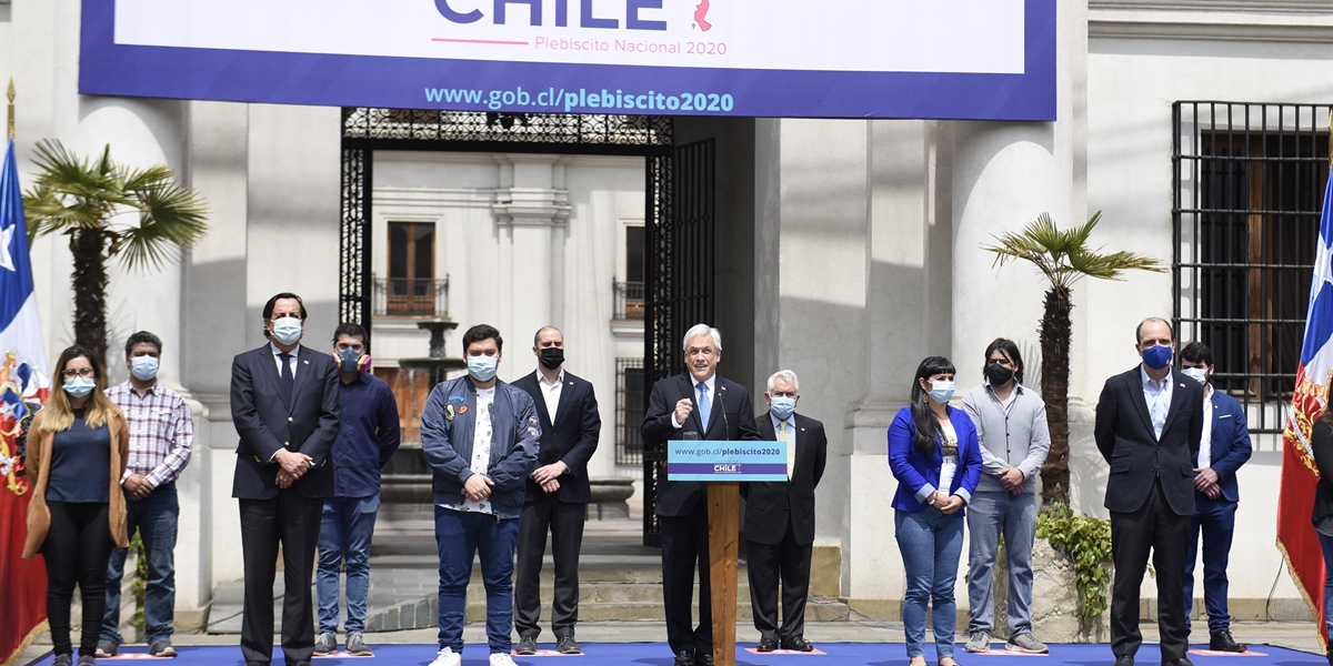 Presidente Piñera lanza campaña participativa para el plebiscito constitucional