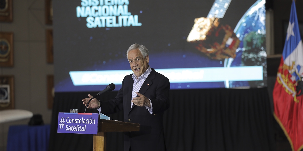 Presidente Piñera presenta nuevo sistema nacional satelital