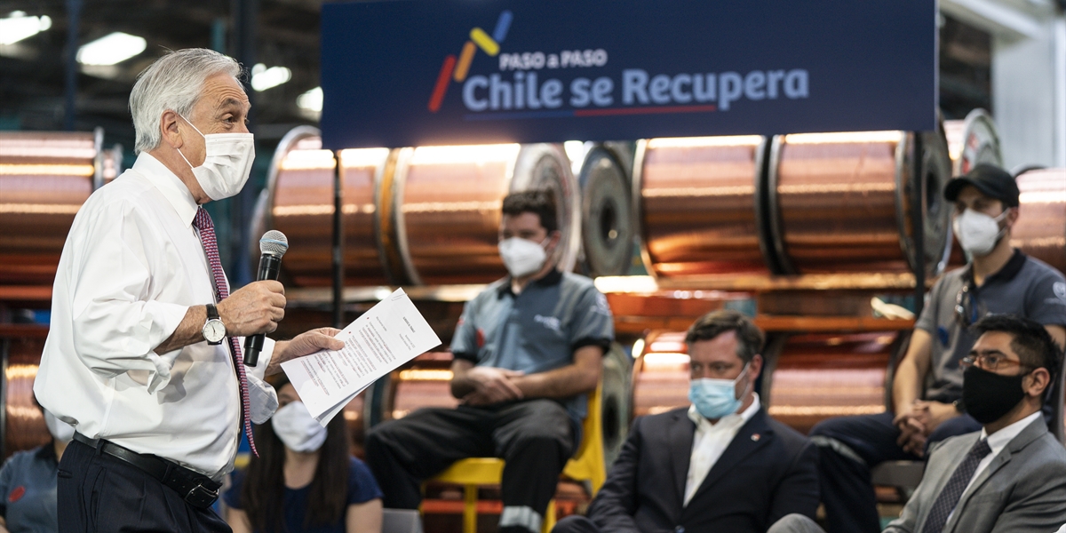 Presidente Piñera promueve beneficios de subsidio al empleo para impulsar la creación y recuperación de trabajos en Chile
