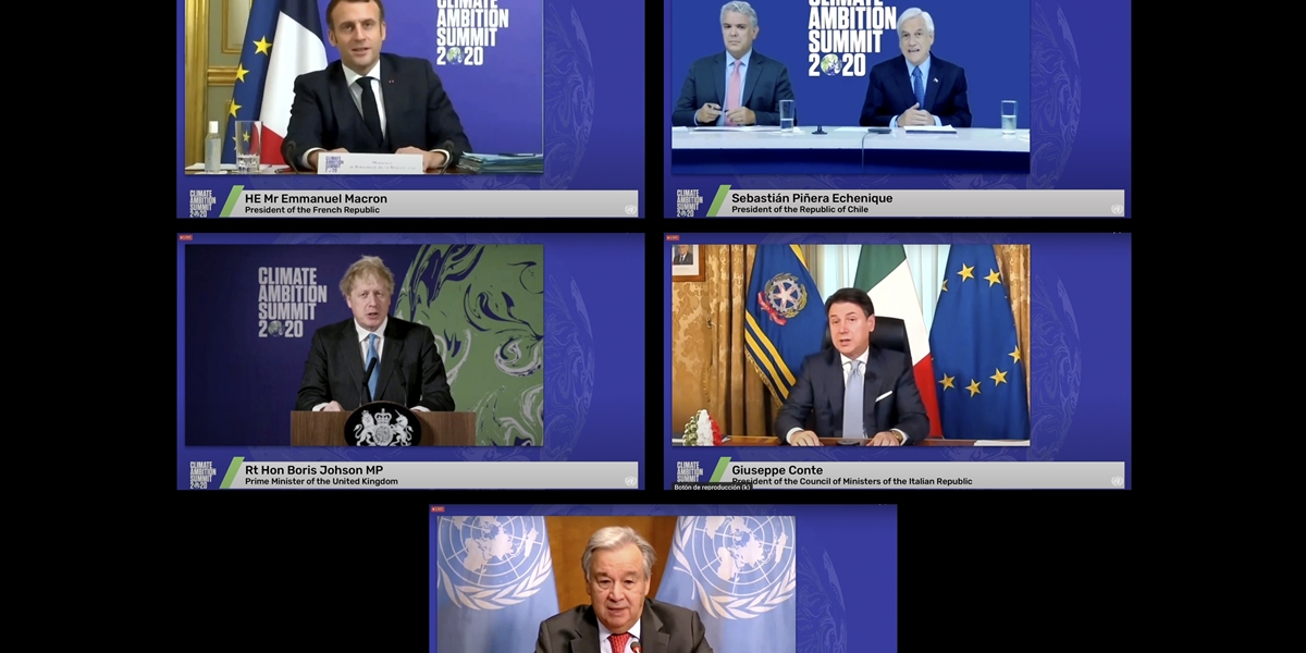 Presidente Piñera participa como coanfitrión en Cumbre de Ambición Climática con motivo del quinto aniversario del Acuerdo de París