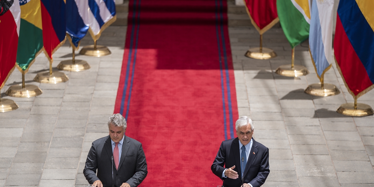 Presidente Piñera encabeza cumbre de líderes de Prosur en Santiago
