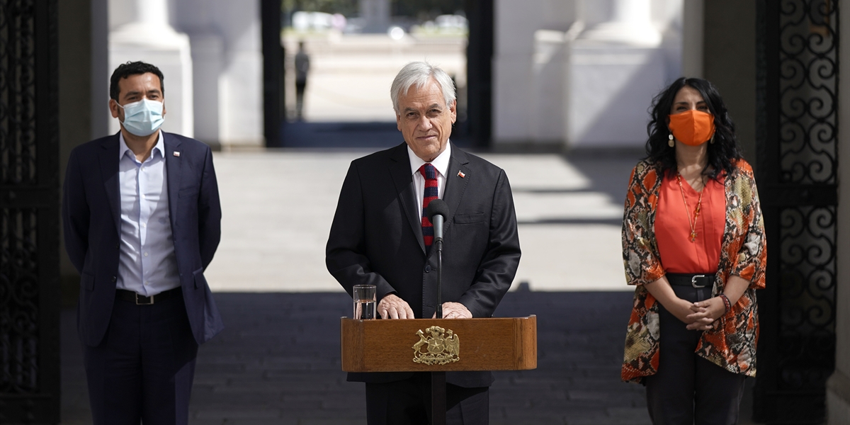 Presidente Piñera anuncia inicio de pago del Bono Covid Navidad