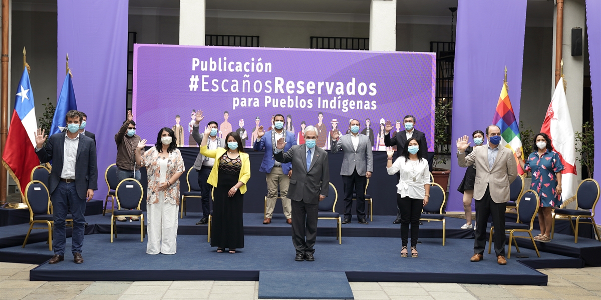 Presidente Piñera anuncia promulgación de reforma que establece Escaños Reservados para Pueblos Originarios en Convención Constitucional