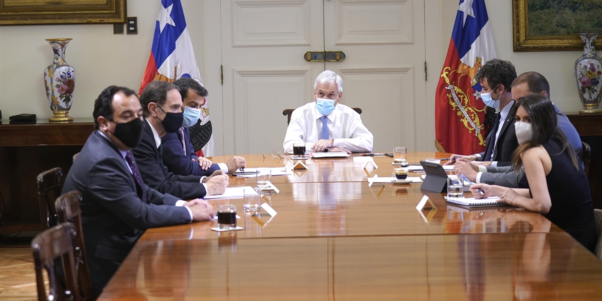 Presidente Piñera encabeza reunión de Agenda de Seguridad