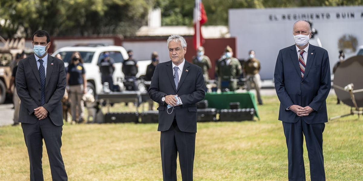 Presidente Piñera firma decreto que permite que las FF.AA. apoyen en el control de la migración ilegal por pasos no habilitados