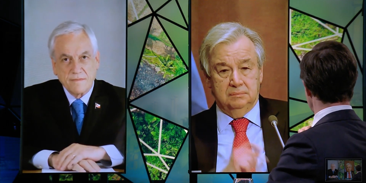 Presidente Piñera participa en Cumbre Internacional de Adaptación Climática de la ONU