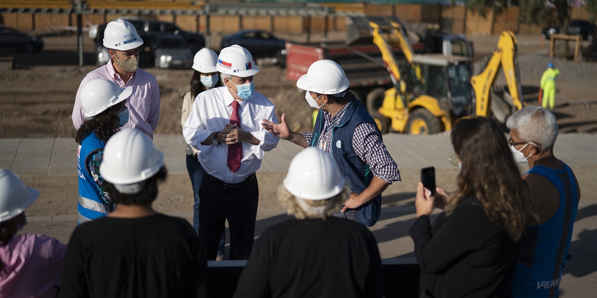Presidente Piñera da inicio a obras del megaproyecto Mapocho Río