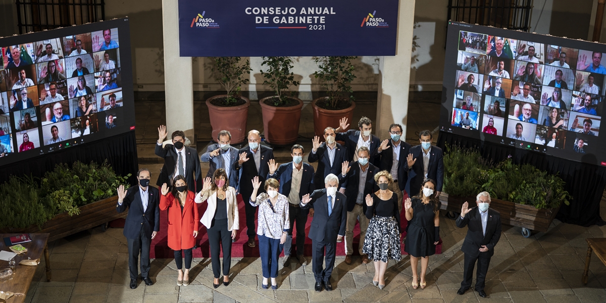 Presidente Piñera encabeza Consejo de Gabinete de Planificación Anual