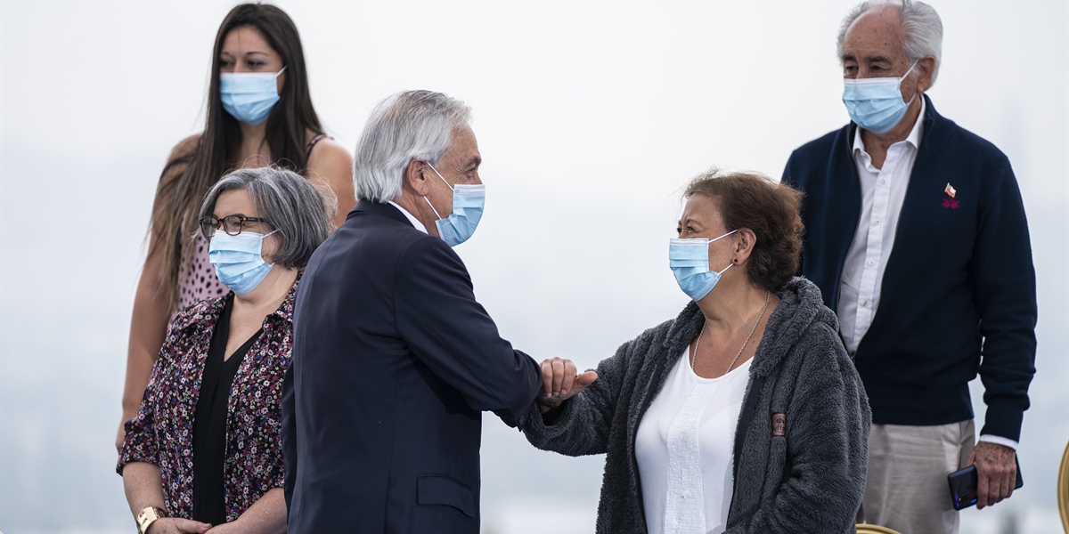 Presidente Piñera encabeza acto por tercer aniversario de Gobierno
