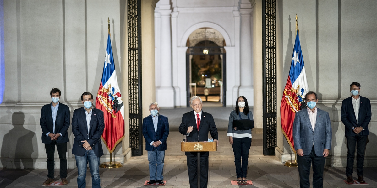 Presidente Piñera anuncia proyecto para postergar elecciones de constituyentes, gobernadores regionales, alcaldes y concejales