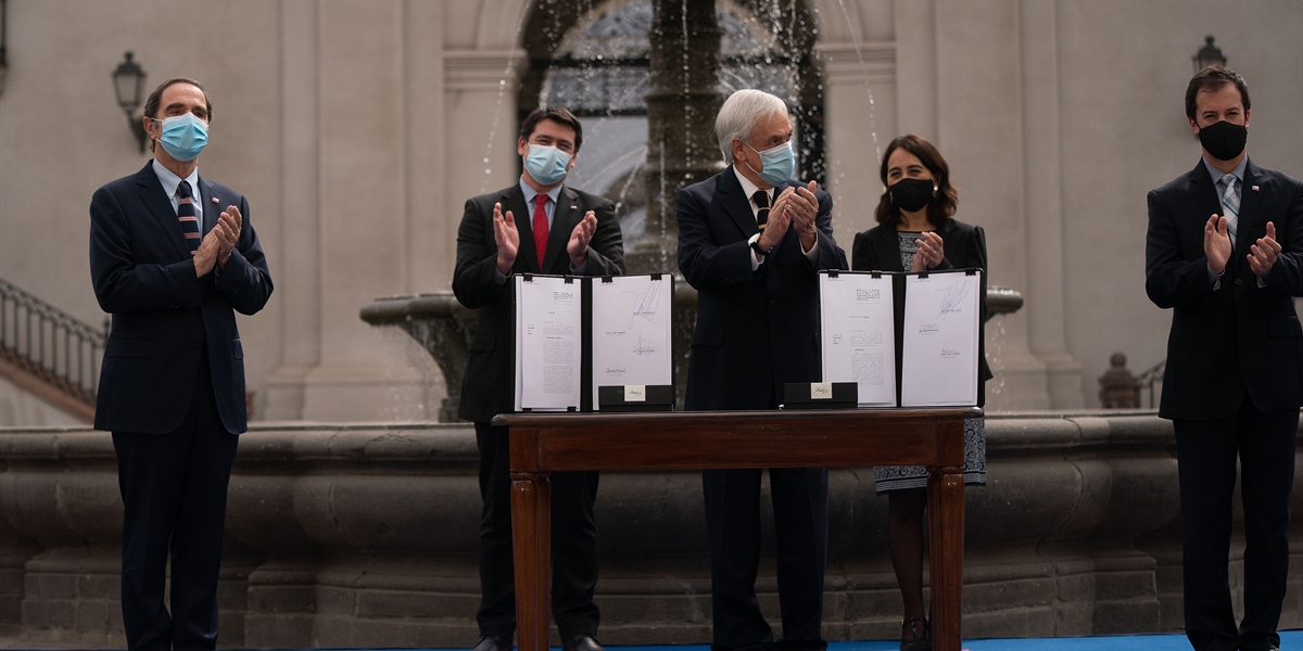 Presidente Piñera presenta la nueva Reforma Procesal Civil y la Reforma al Sistema de Nombramiento de Jueces