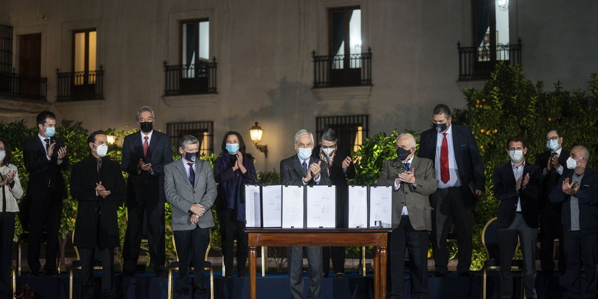 Presidente Piñera anuncia anuncia ingreso familiar de emergencia universal y nuevo apoyo a las pymes