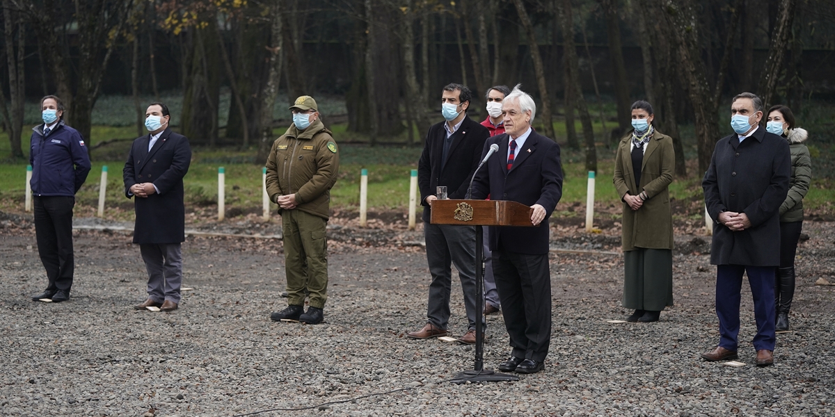 Presidente Piñera realiza anuncios para la Región de La Araucanía