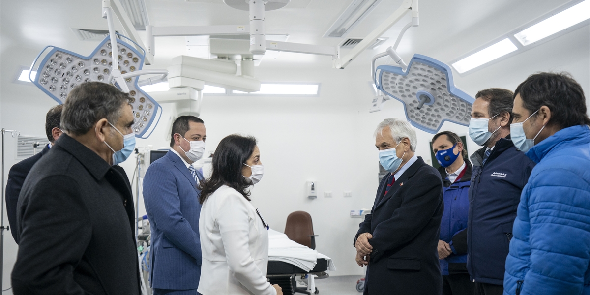 Presidente Piñera inaugura Complejo Asistencial Padre Las Casas