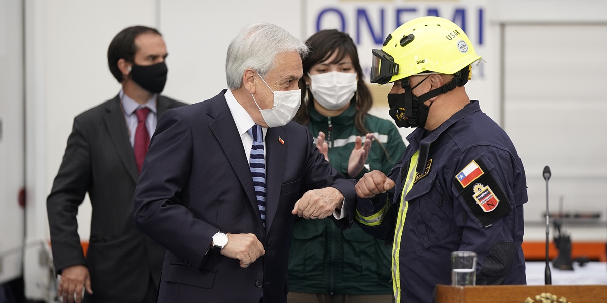 Presidente Piñera promulga ley que establece el Sistema Nacional de Prevención y Respuesta ante Desastres