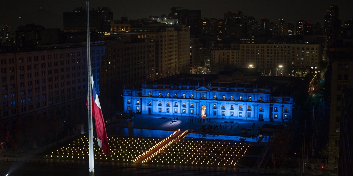 Presidente Piñera encabeza homenaje a personas fallecidas por Covid-19