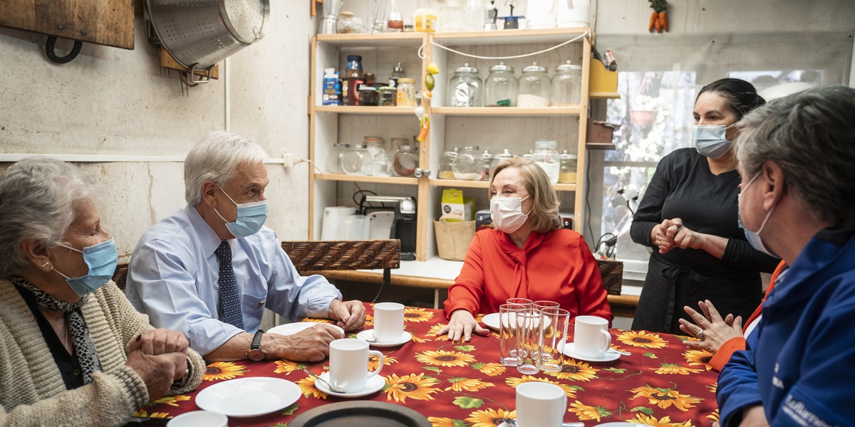 Presidente Piñera anuncia reforzamiento de la Red de Protección Social