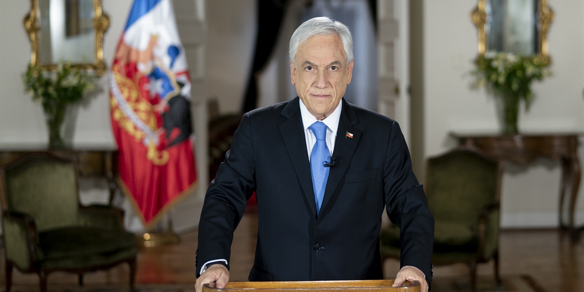 Presidente Piñera realiza cadena nacional para presentar Presupuesto 2022