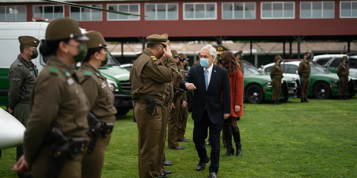 Presidente Piñera anuncia Plan Anti bandas, Armas y Narcotráfico