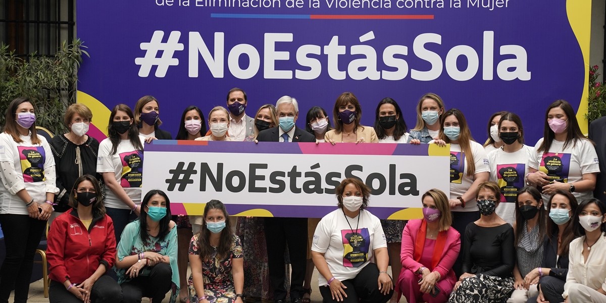 Presidente Piñera encabeza acto en conmemoración del Día Internacional de la Eliminación de la Violencia contra la Mujer