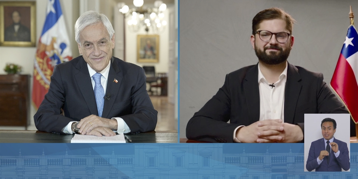 Presidente Piñera felicita al Presidente Electo Gabriel Boric