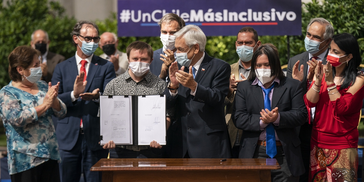 Presidente Piñera anuncia proyecto de ley que busca reconocer y garantizar la capacidad jurídica de personas con discapacidad