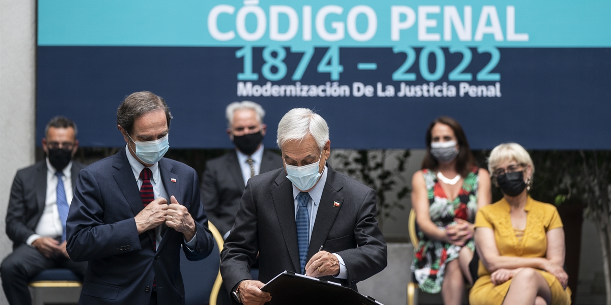 Presidente Piñera presenta proyecto de Nuevo Código Penal