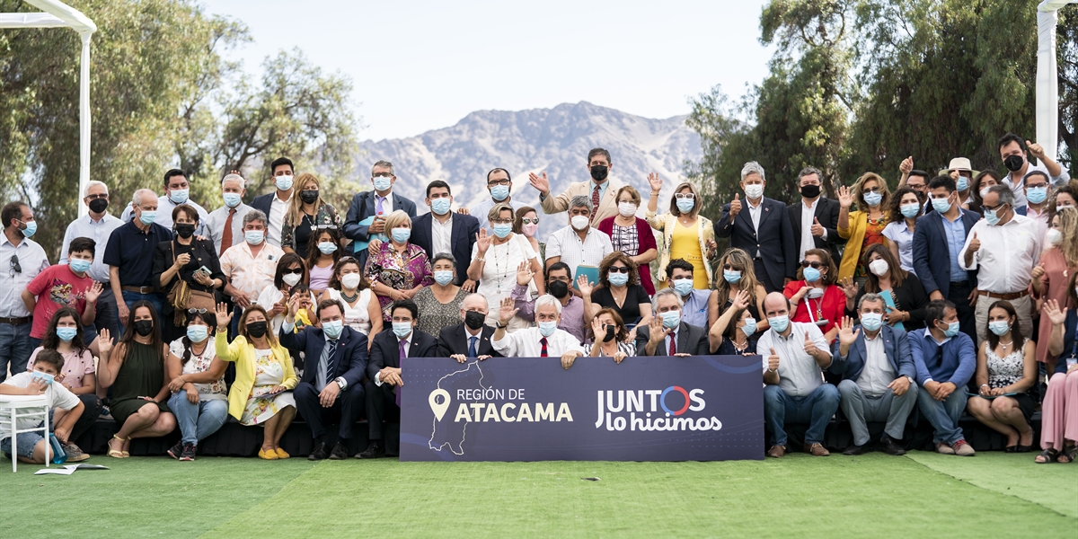 Presidente Piñera realiza una Cuenta Pública para la Región de Atacama