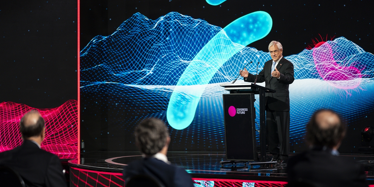 Presidente Piñera encabeza inauguración del Congreso Futuro