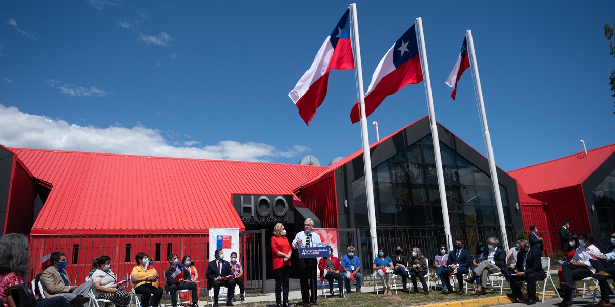 Presidente Piñera inaugura nuevo Hospital de Cochrane