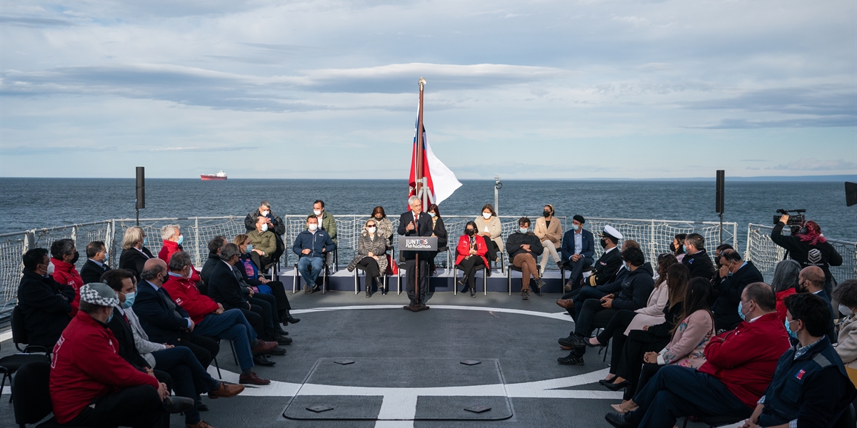 Presidente Piñera realiza Cuenta Pública para la región de Magallanes y la Antártica Chilena