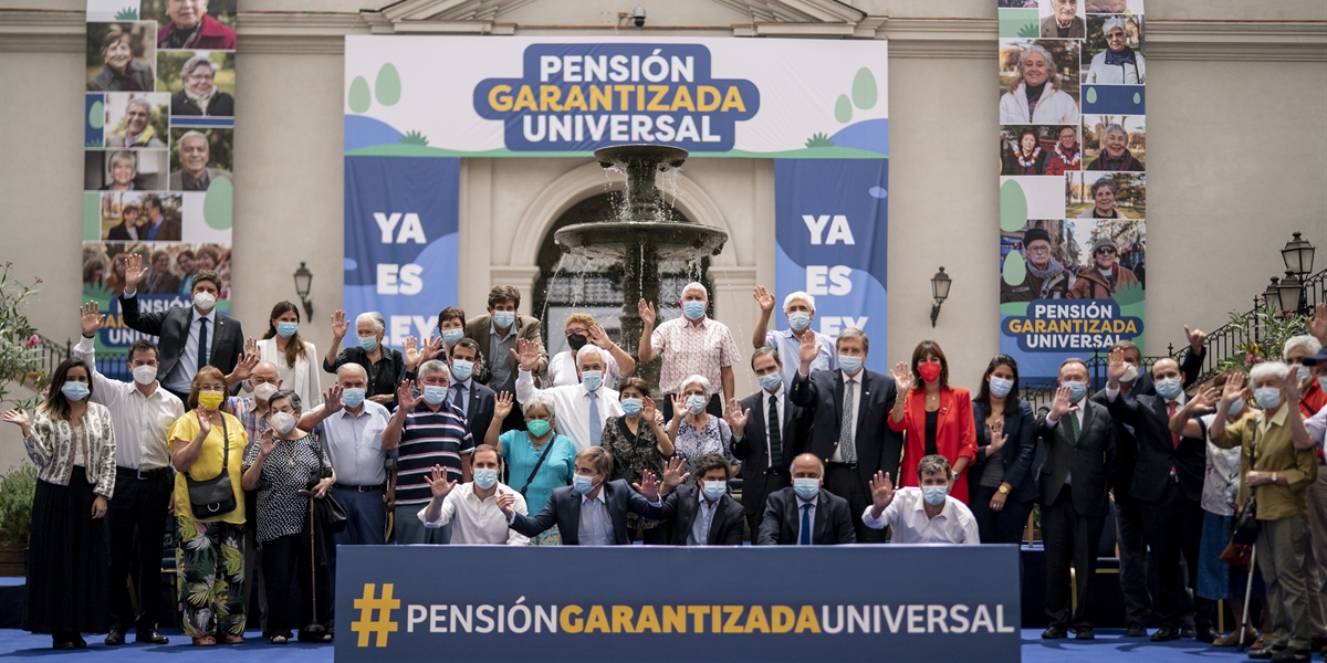 Presidente Piñera anuncia publicación de la Pensión Garantizada Universal