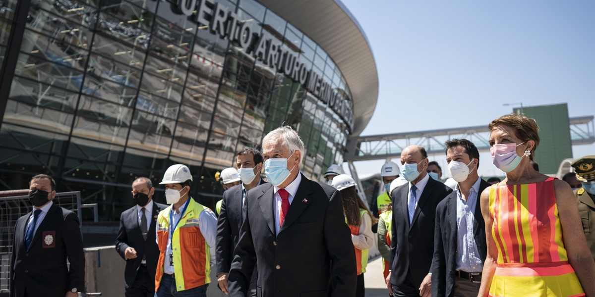 Presidente Piñera inaugura el Terminal 2 de Nuevo Pudahuel del Aeropuerto Internacional Arturo Merino Benítez