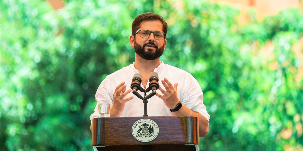 El Presidente de la República, Gabriel Boric Font participa de acto cultural con vecinos y vecinas de la comuna de La Pintana.