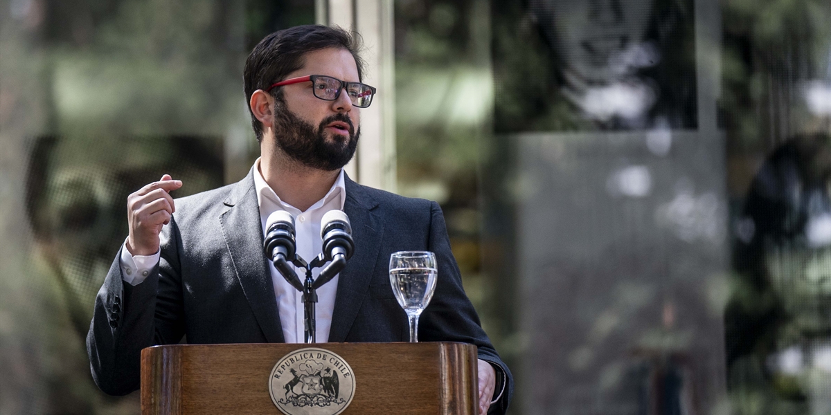 El Presidente de la República, Gabriel Boric Font, visita el Espacio Memoria y Derechos Humanos, ex ESMA