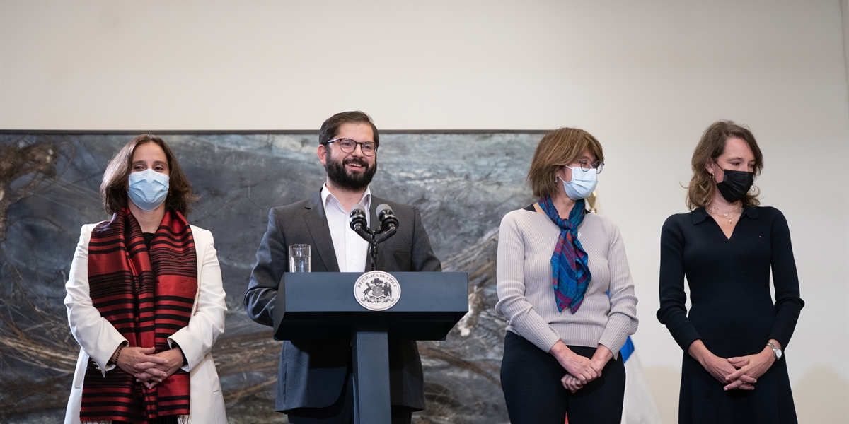 Presidente de la República Gabriel Boric se reúne con canciller por caso Silala