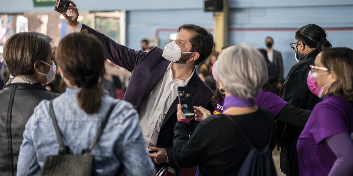 El Presidente de la República Gabriel Boric Font visita la CUT en el marco del Día Internacional de las trabajadoras y trabajadores