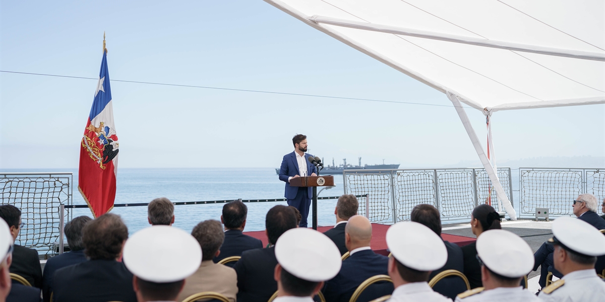 Presidente de la República, Gabriel Boric Font, presenta el proyecto Cable Humboldt