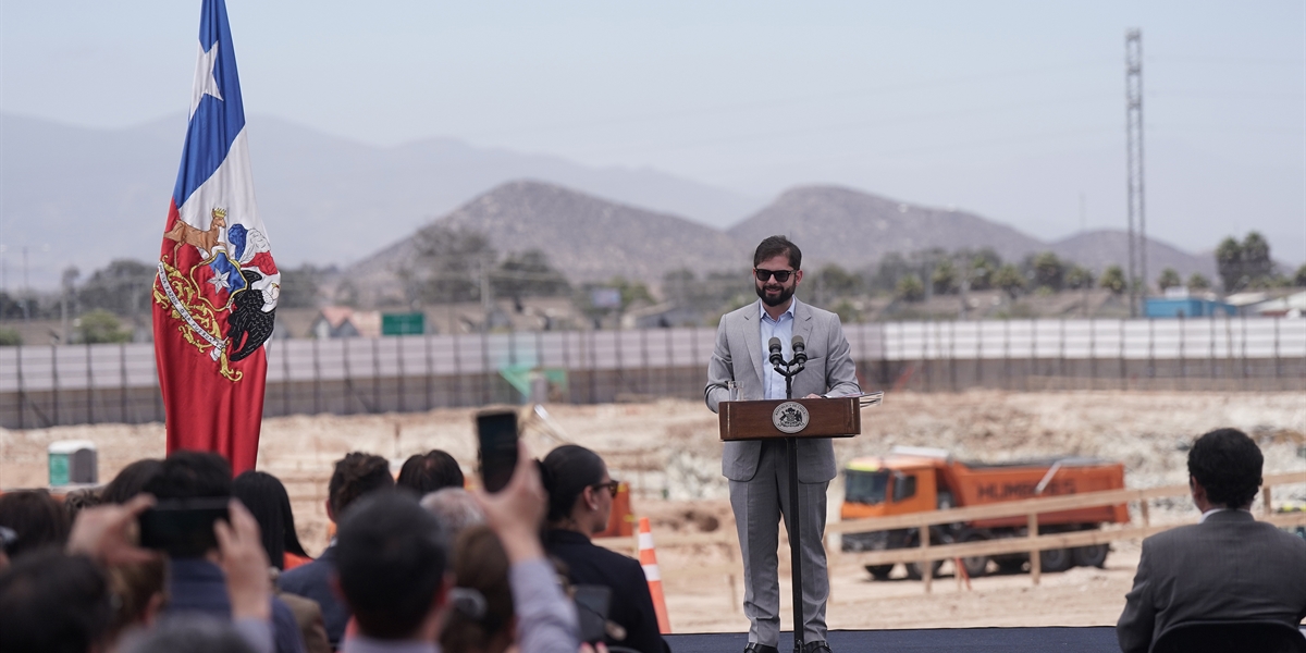 Presidente de la República, Gabriel Boric Font, encabeza ceremonia de primera piedra del nuevo Hospital de Alta Complejidad de Coquimbo