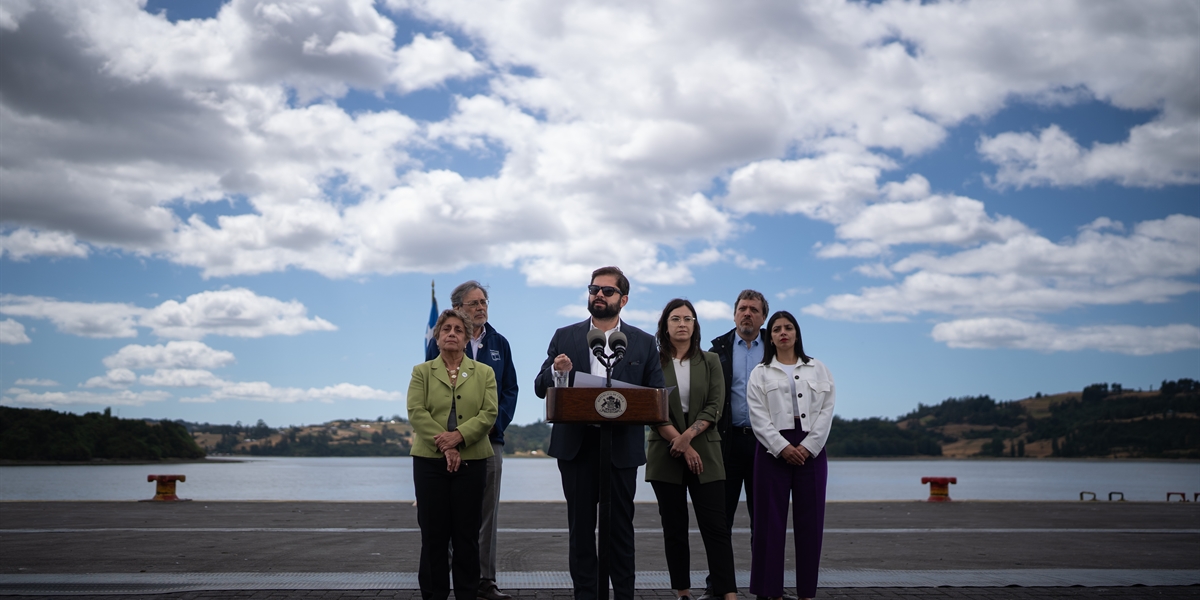 Presidente de la República, Gabriel Boric Font, encabeza la sexta sesión del Gabinete Pro Crecimiento y Empleo desde Chiloé
