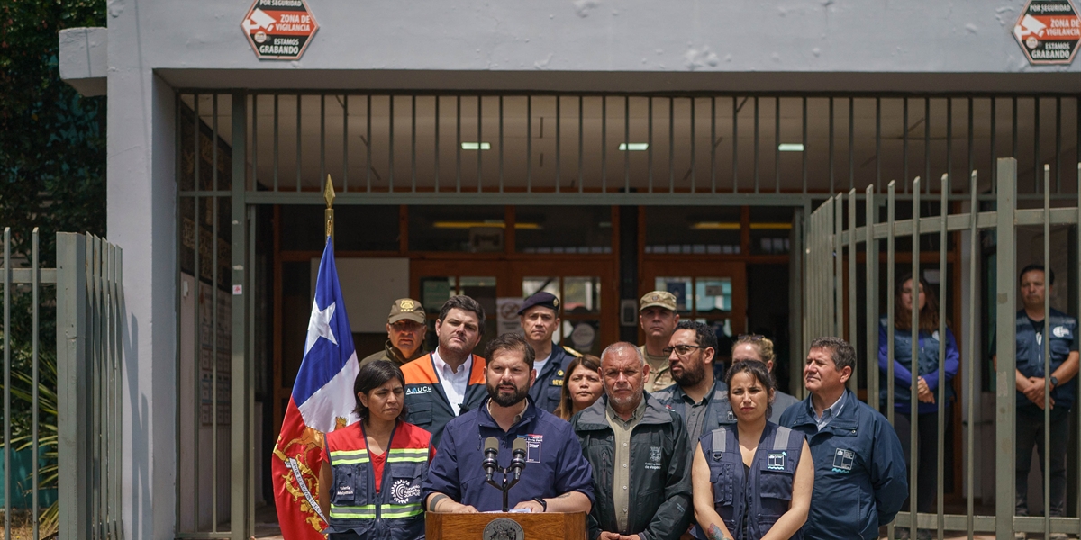 S.E. el Presidente de la República, Gabriel Boric Font, visita el albergue de damnificados en Quilpué: “El Gobierno, el Estado y la solidaridad de los chilenos están con ustedes”