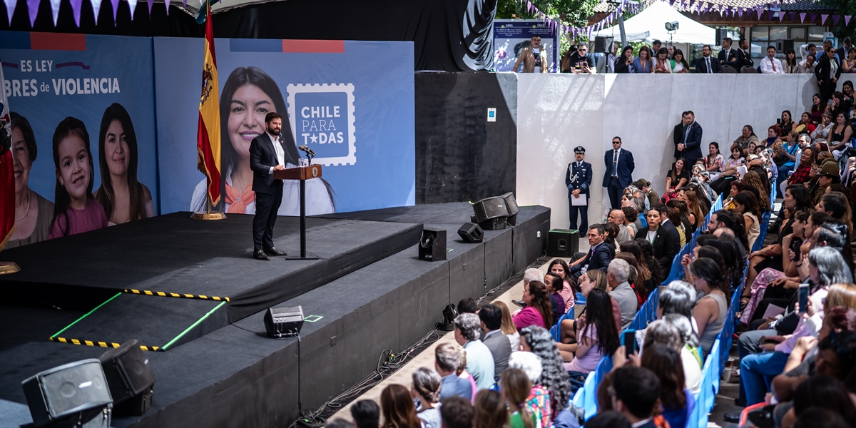 Presidente de la República, Gabriel Boric Font, participa de la conmemoración del Día Internacional de la Mujer